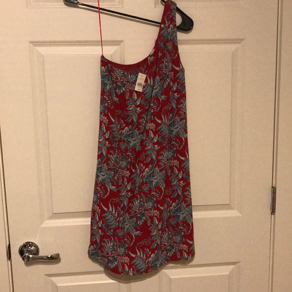 NWT Loft one shoulder dress XS